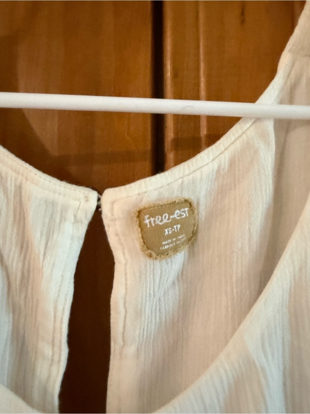 Free People Cream Crochet-Panel Maxi Dress - Picture 5 of 5